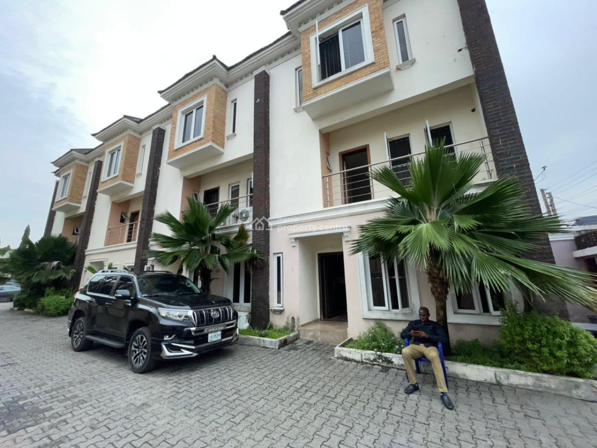 Lovely 4 Bedroom Terrace Duplex with Bq, Osapa, Lekki, Lagos, Terraced Duplex for Sale