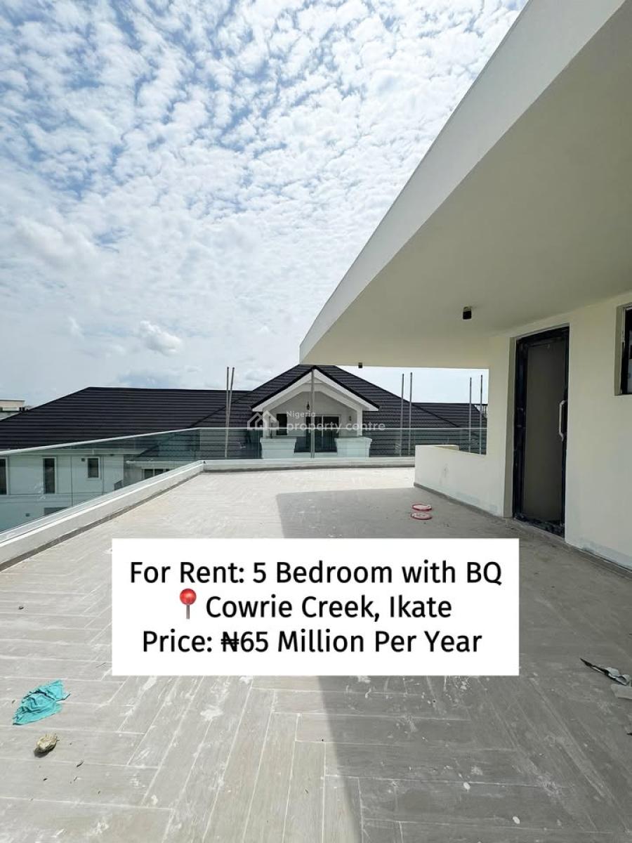 5bedroom with Bq All En-suite., Ikate - Cowrie Creek Estate, Ikate, Lekki, Lagos, Semi-detached Duplex for Rent