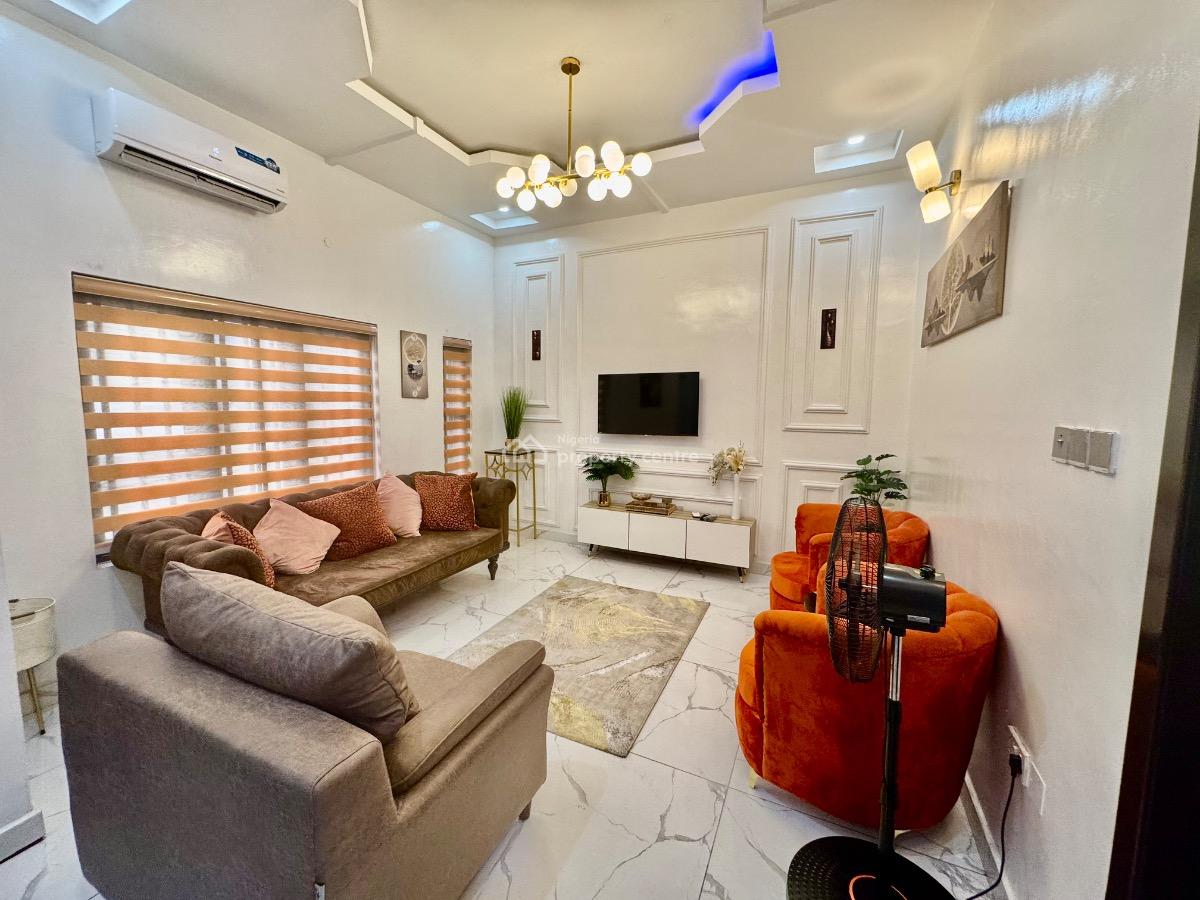 Luxury 2 Bedroom Deluxe Apartment with Solar Power and 2 Living Rooms, Ayinde Court, Olujobi Street, Off Corona School, Gbagada Phase 1, Gbagada, Lagos, Flat / Apartment Short Let