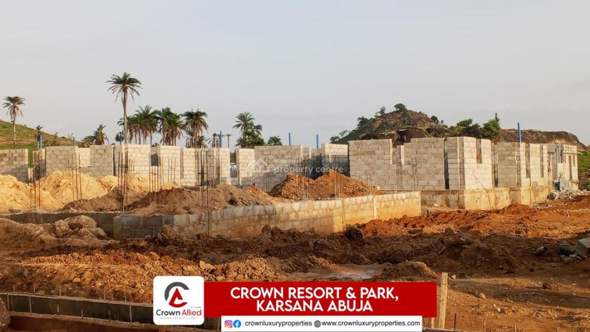 Estate Land at Crown Resort and Park, Karsana, Abuja, Land for Sale