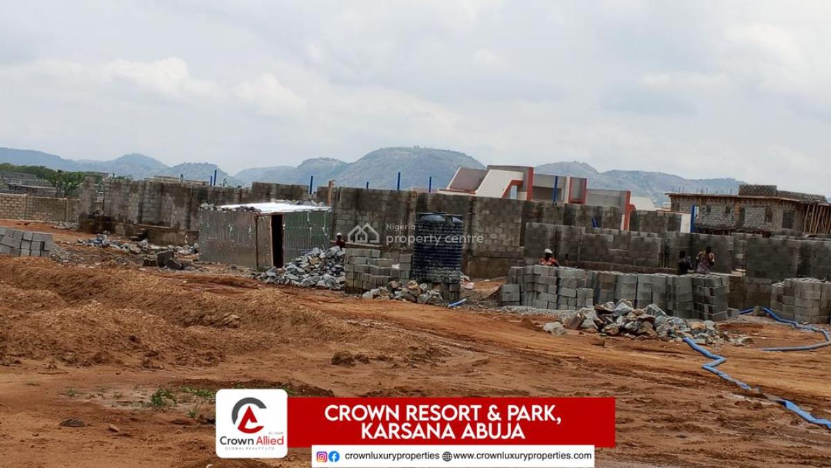 Estate Land at Crown Resort and Park, Karsana, Abuja, Land for Sale
