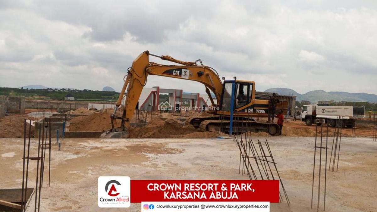 Estate Land at Crown Resort and Park, Karsana, Abuja, Land for Sale