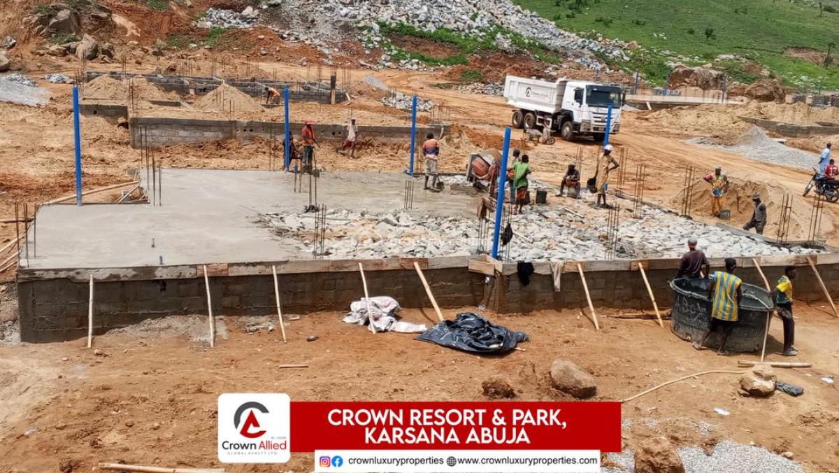 Estate Land at Crown Resort and Park, Karsana, Abuja, Land for Sale