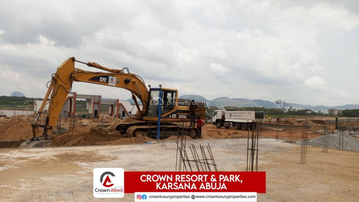 Estate Land at Crown Resort and Park, Karsana, Abuja, Land for Sale