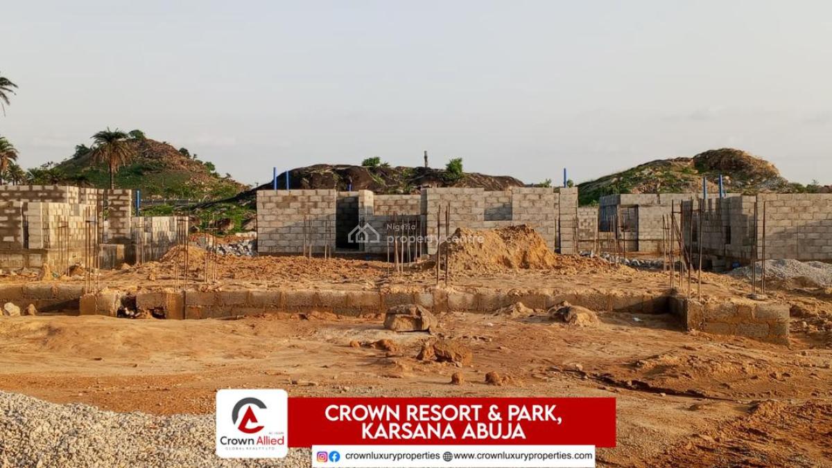 Estate Land at Crown Resort and Park, Karsana, Abuja, Land for Sale