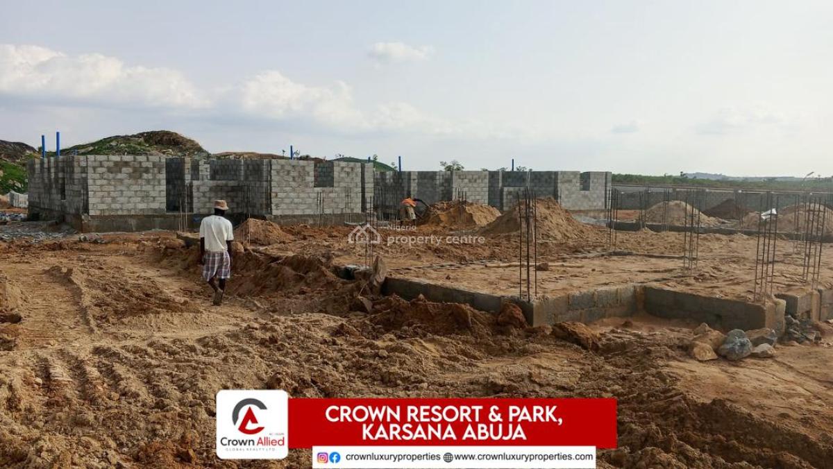 Estate Land at Crown Resort and Park, Karsana, Abuja, Land for Sale