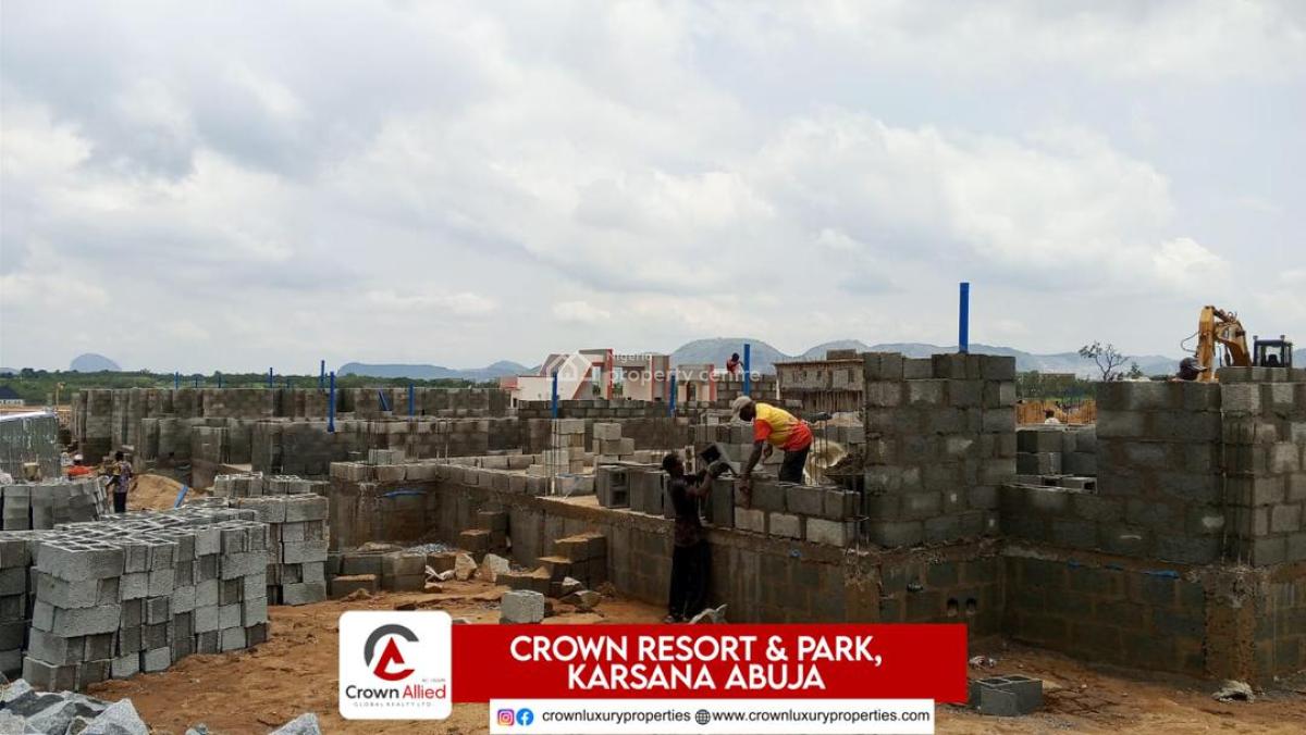Estate Land at Crown Resort and Park, Karsana, Abuja, Land for Sale