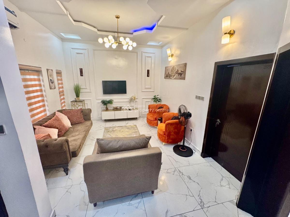 Smart 4-bedroom Terrace Duplex with 2 Living Rooms in Gbagada, Ayinde Court, No. 1 Olujobi Street, Opposite Corona School, Anthony, Gbagada, Lagos, Terraced Duplex Short Let