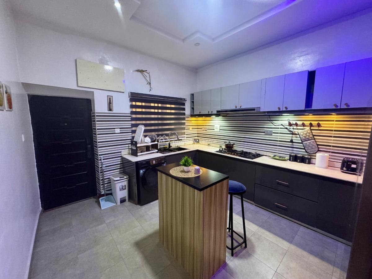 Smart 4-bedroom Terrace Duplex with 2 Living Rooms in Gbagada, Ayinde Court, No. 1 Olujobi Street, Opposite Corona School, Anthony, Gbagada, Lagos, Terraced Duplex Short Let