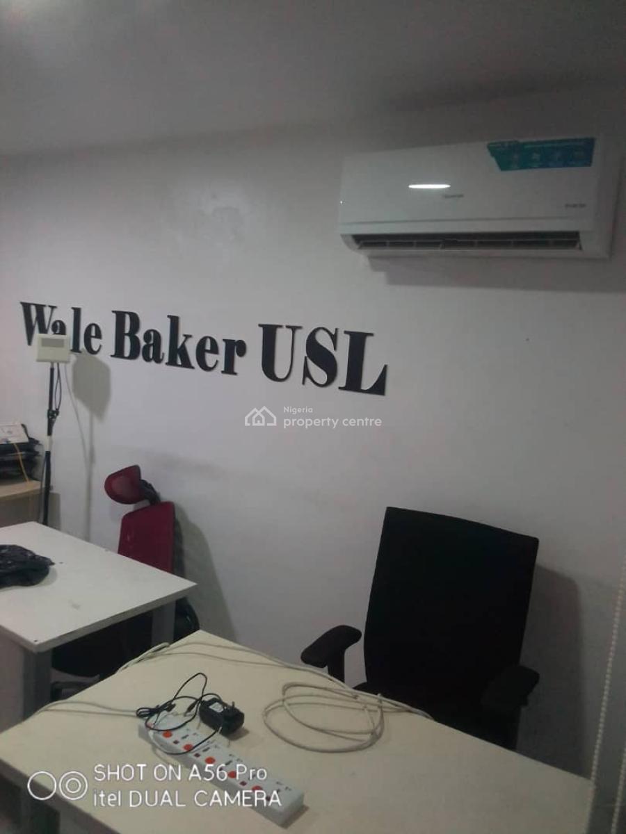 Studio Apartment for Office  Use, with Office  Desk, Ac, Chair Etc, Adebimpe Adewunmi Street, Lekki Phase 1, Lekki, Lagos, Self Contain (single Rooms) for Rent