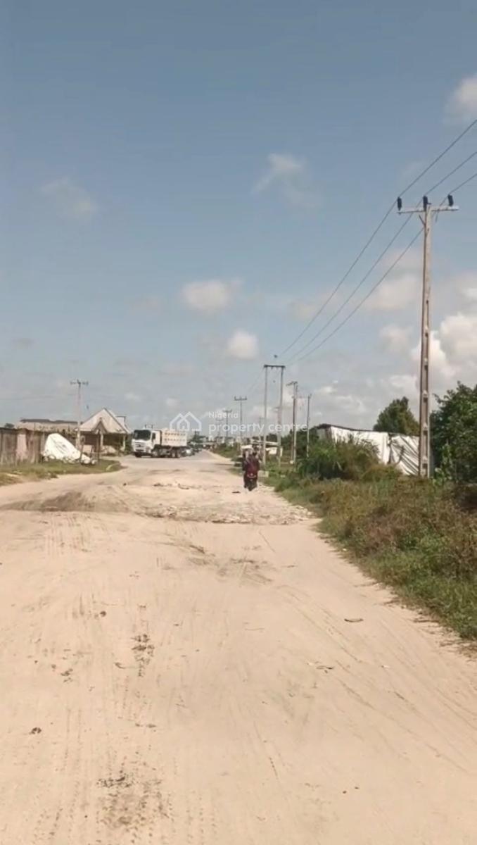 One Acre (4,152sqm) Dry Land -- Double Corner Piece, Monastery Road, Sangotedo, Ajah, Lagos, Land for Sale