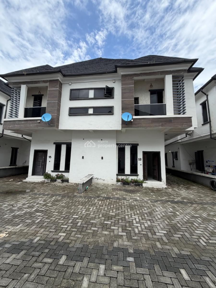 Newly Built 4bedroom Semi Detached House with Bq, Orchid, Lekki, Lagos, Semi-detached Duplex for Sale
