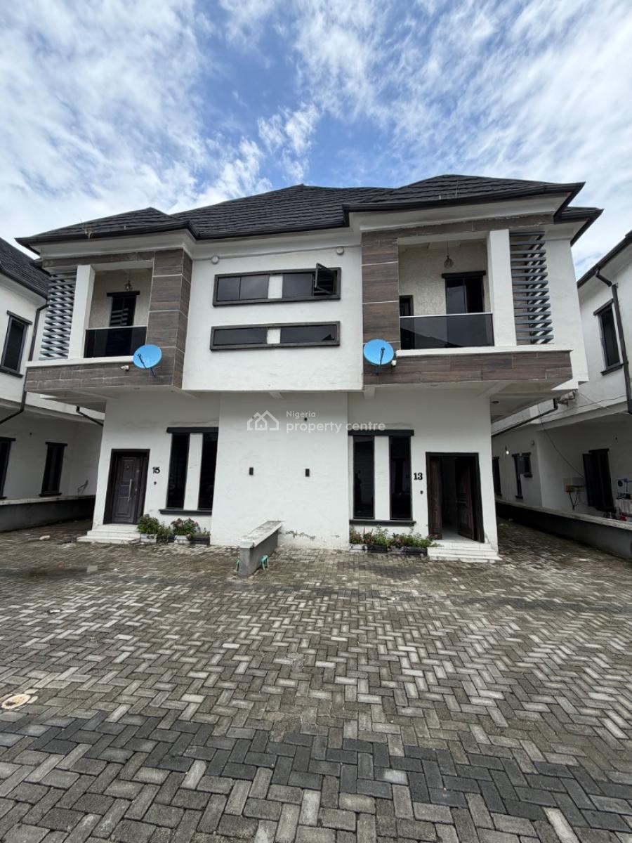 Newly Built 4bedroom Semi Detached House with Bq, Orchid, Lekki, Lagos, Semi-detached Duplex for Sale