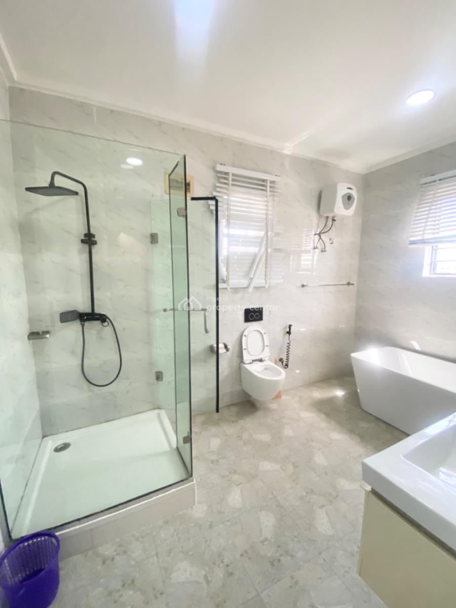 Luxury Serviced 4 Bedroom Apartment with Bq in Lekki Phase 1, Petro Cam, Elf Lekki Right, Lekki Phase 1, Lekki, Lagos, Flat / Apartment for Rent