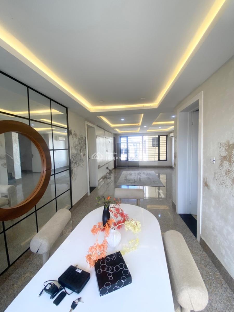 Luxury Serviced 4 Bedroom Apartment with Bq in Lekki Phase 1, Petro Cam, Elf Lekki Right, Lekki Phase 1, Lekki, Lagos, Flat / Apartment for Rent