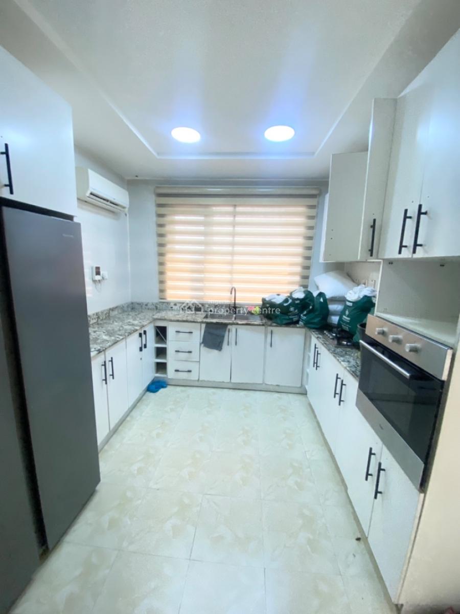 Luxury Serviced 4 Bedroom Apartment with Bq in Lekki Phase 1, Petro Cam, Elf Lekki Right, Lekki Phase 1, Lekki, Lagos, Flat / Apartment for Rent