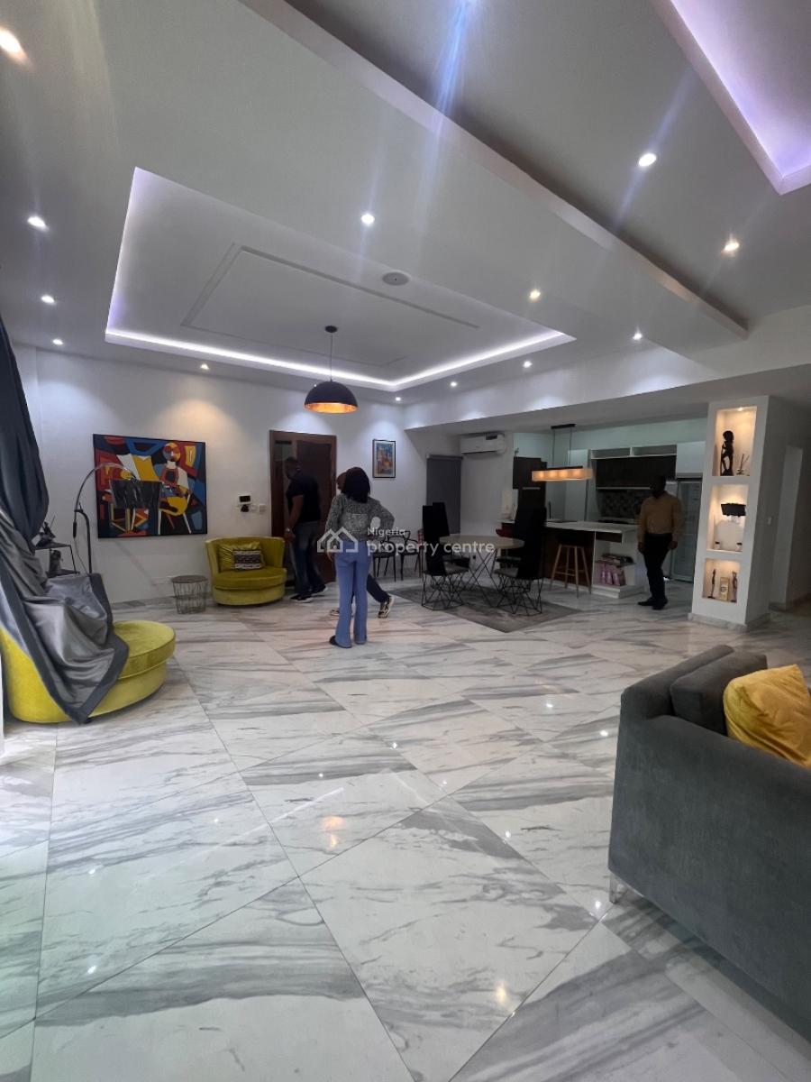 Fully Furnished 3 Bedroom Apartment with Bq, Ikoyi, Lagos, Flat / Apartment for Rent