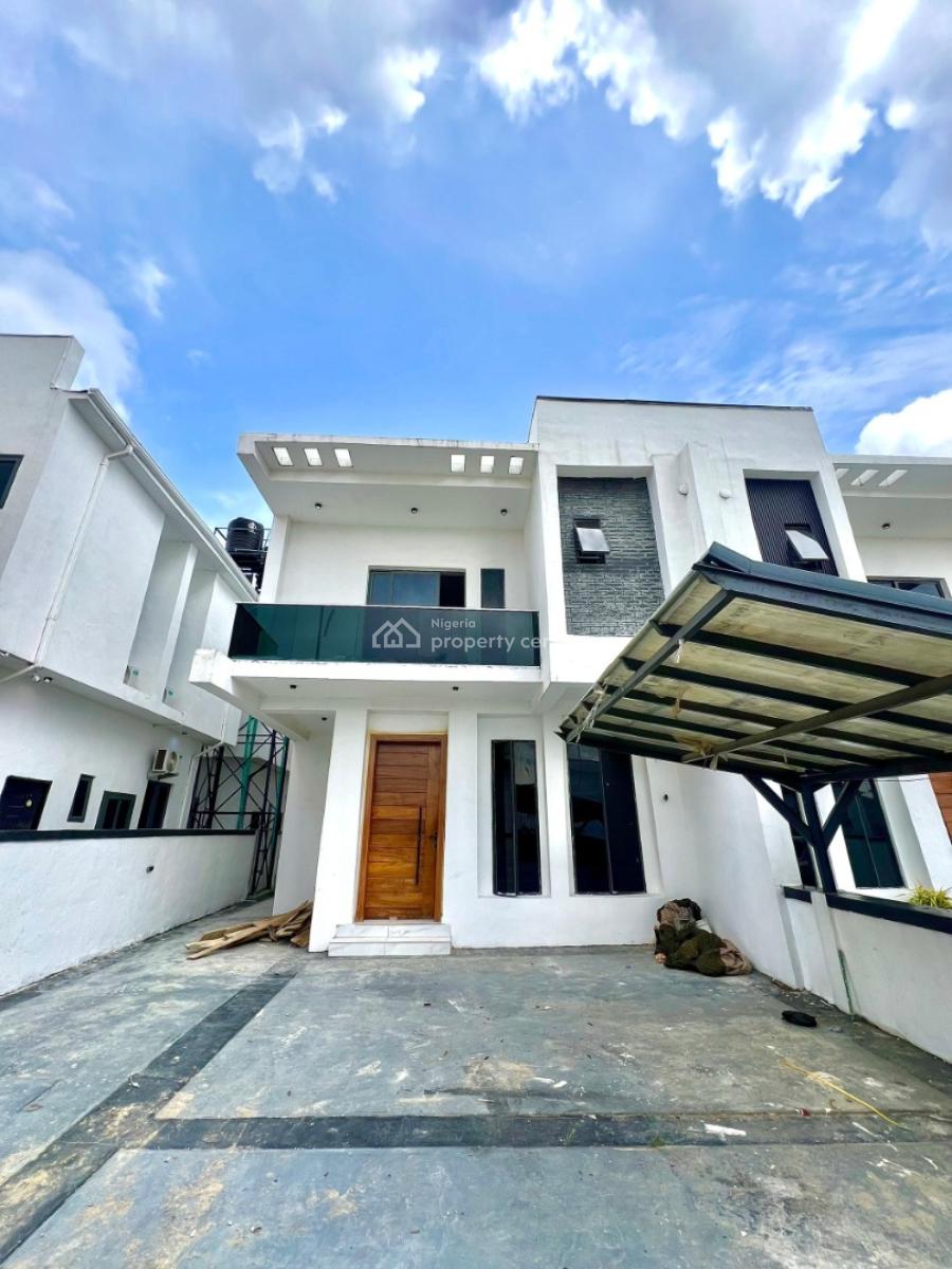 Contemporary 4-bedroom Semi Detached Duplex with Bq, Ikate, Lekki, Lagos, Semi-detached Duplex for Sale