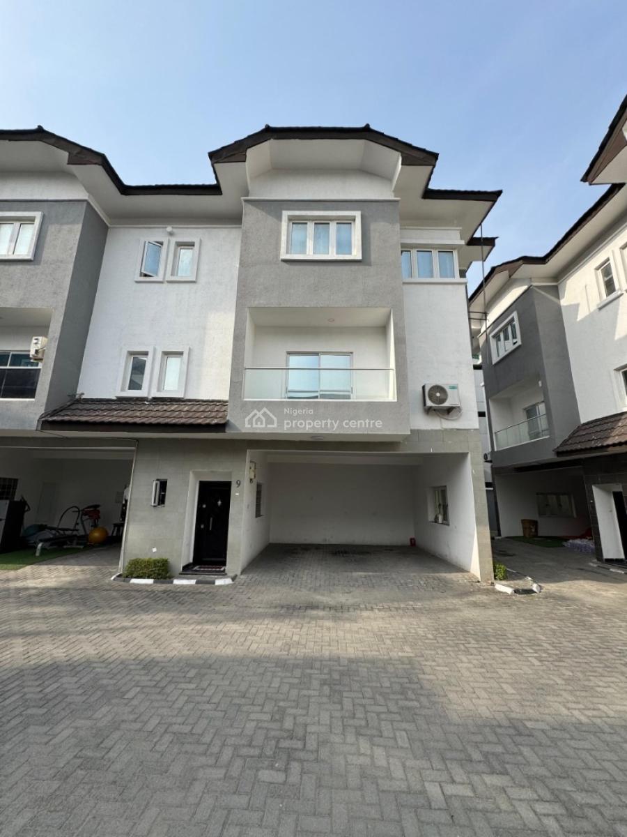 Well Maintained Three (3) Bedroom Terrace Duplex with a Room Bq, By Petrocam Filling Station Lekki Right Elf Busstop, Lekki Phase 1, Lekki, Lagos, Terraced Duplex for Sale
