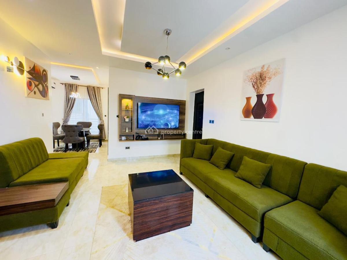 Fully Furnished 2 Bedrooms Flat, Salem Bus-stop, Ikate, Lekki, Lagos, Flat / Apartment for Rent