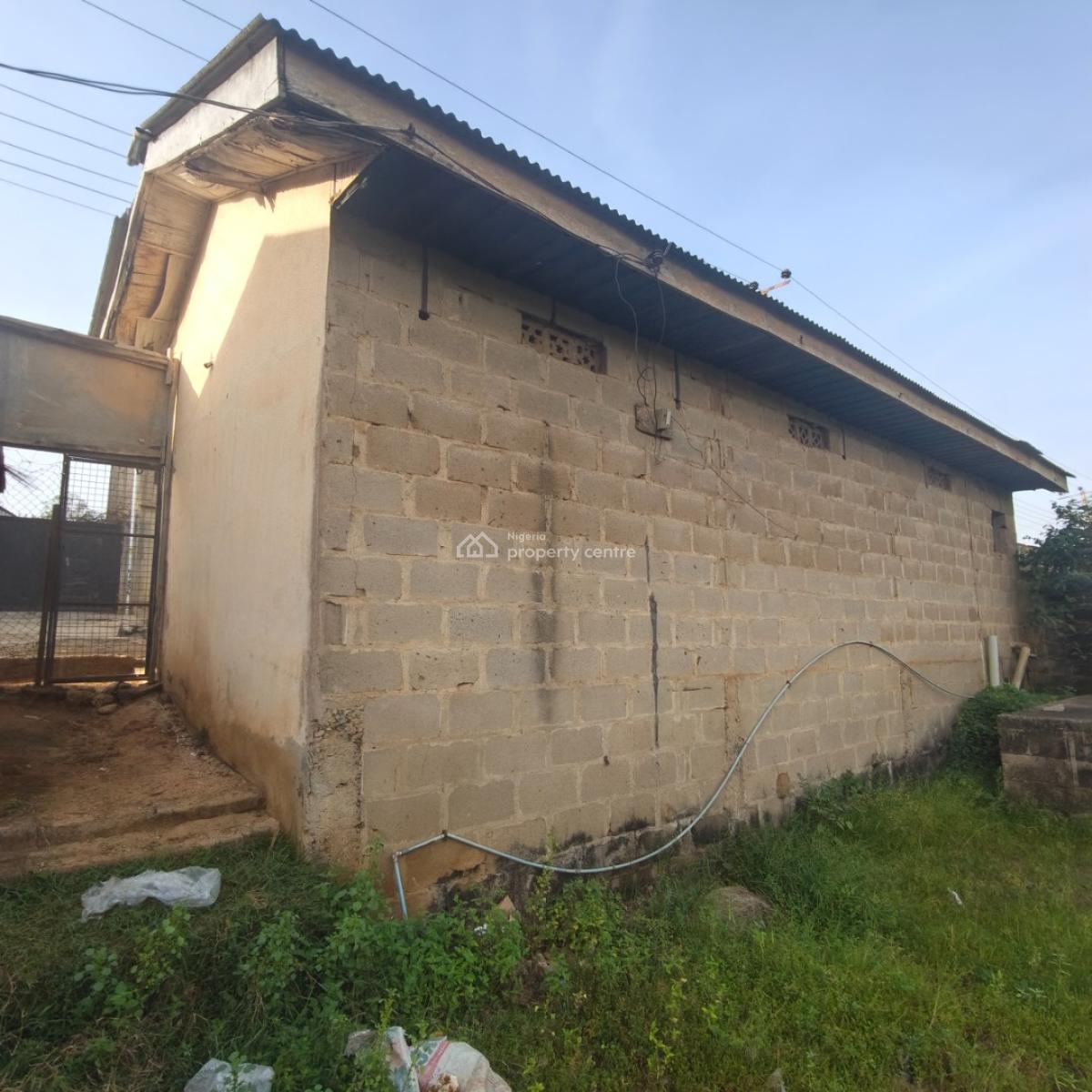 Fenced Two Plots of Land with Shops in The Front, 3 Minutes Walk From Magboro Oke Afa Bus Stop, Magboro, Ogun, Commercial Land for Sale