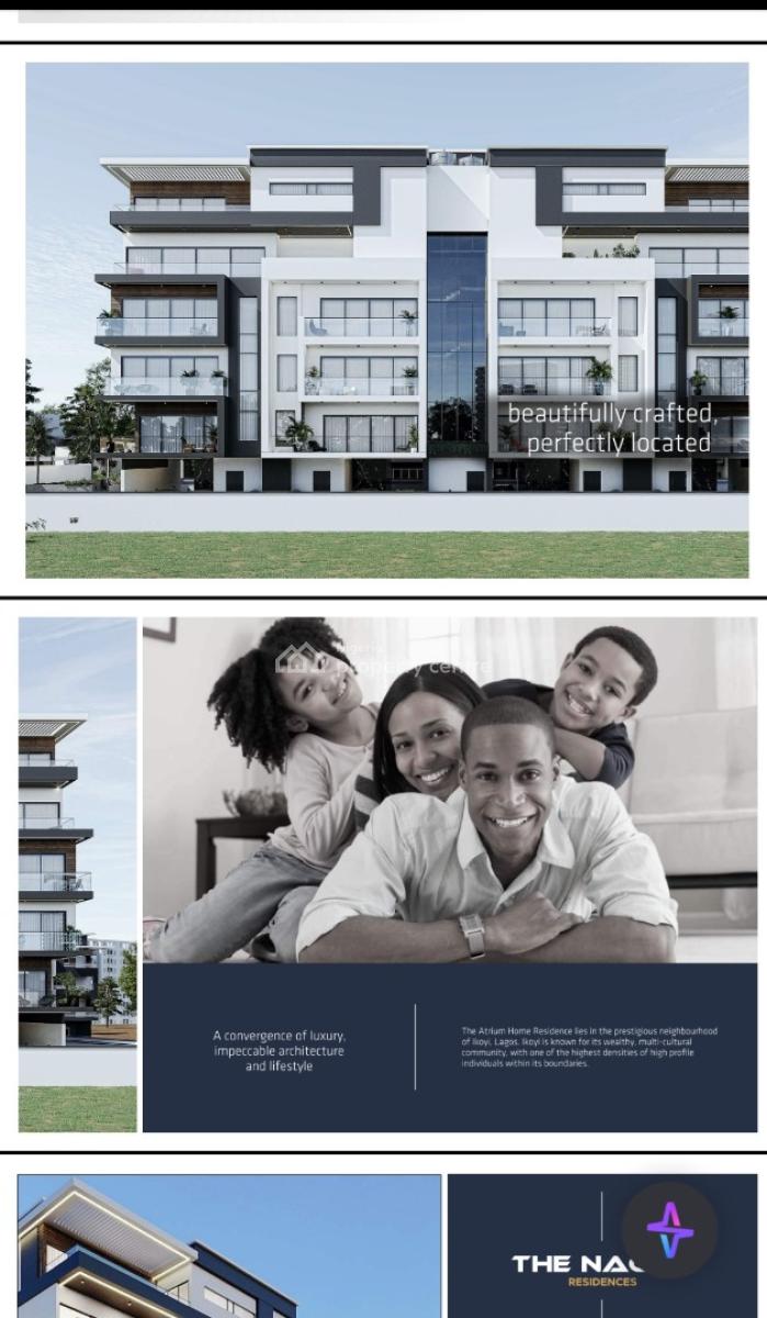 World Class 4bedroom Dup/2bedbq/personal Lift, Macpherson Street,adeyemi Lawson, Banana Island, Ikoyi, Lagos, Semi-detached Duplex for Sale
