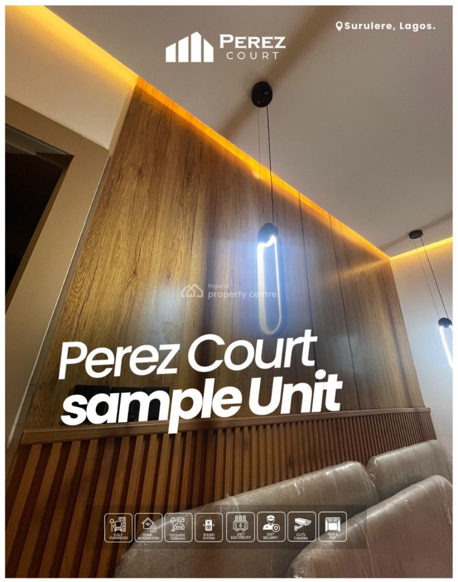Well Built 1 Bedroom in a Secure Estate, Enjoy Top-tier Facilities Including 24/7 Security, Standby Power, Wate, Surulere, Lagos, Flat / Apartment for Sale