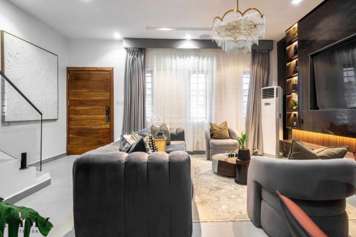 Furnished 4 Bedroom Apartment with Bq & Swimming Pool, Ikate, Lekki, Lagos, Flat / Apartment for Rent