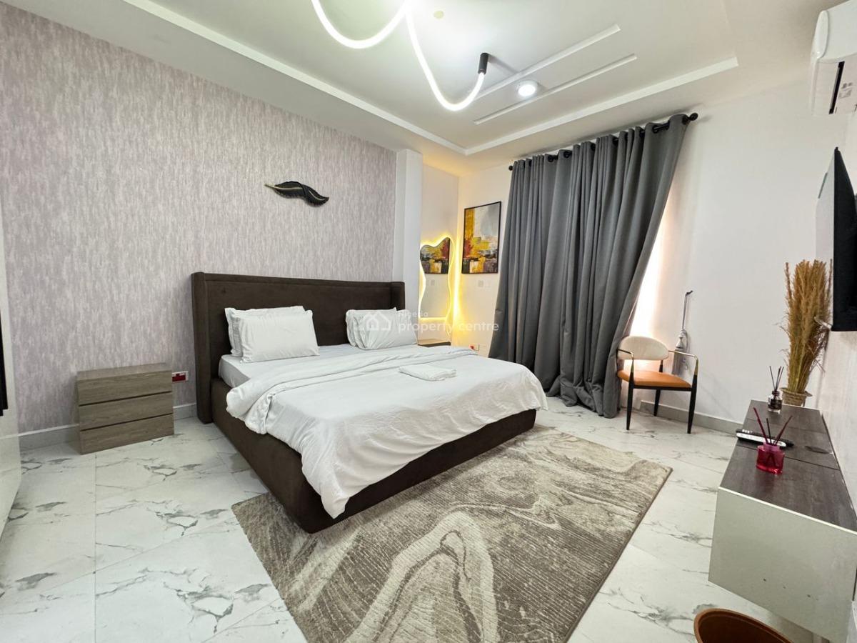 Serviced and Furnished 2 Bedroom  6th Floor, 24hrs Light, Elevator, Spar Road Ikate, Vintage Height, Ikate, Lekki, Lagos, House for Rent