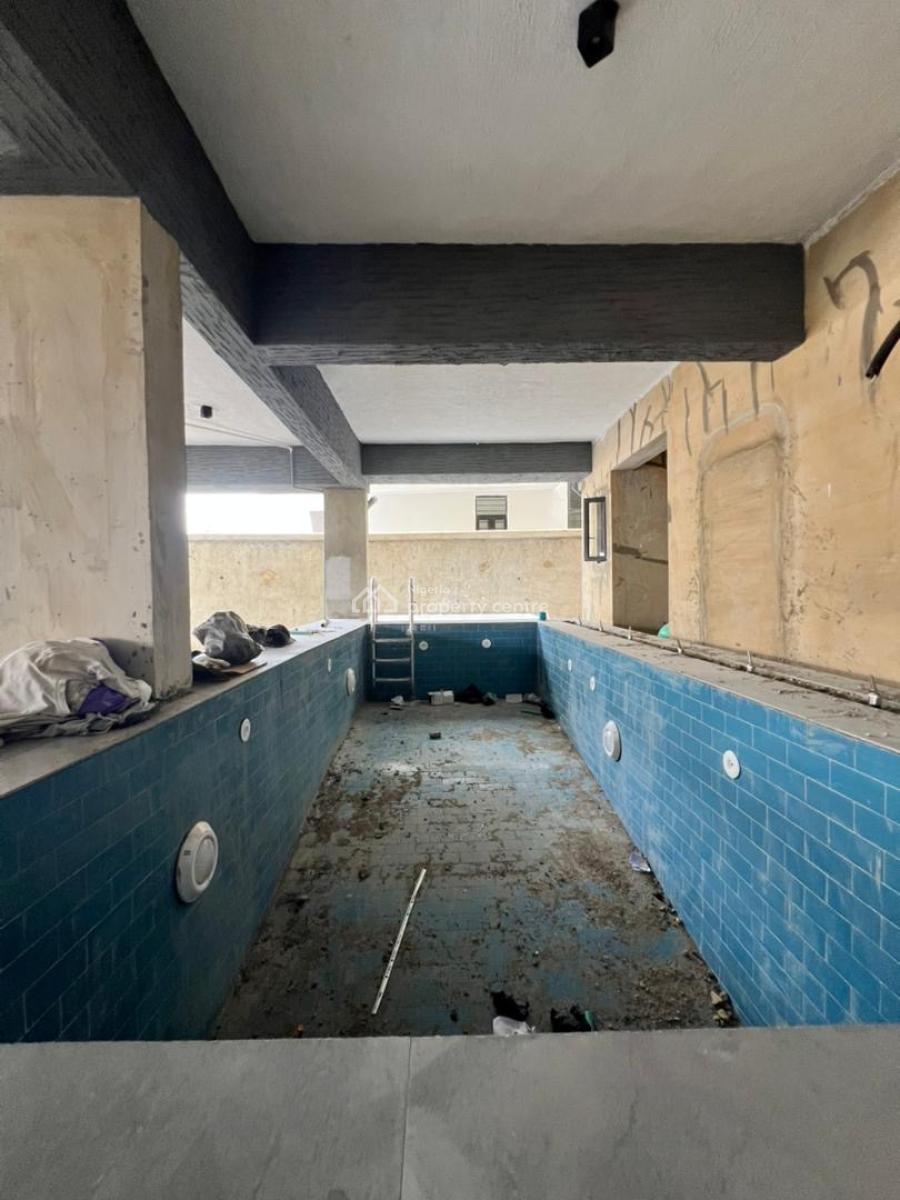 Classy 1 Bedroom Apartment with Pool, Gym, Elevator, Central Gas Syste, Lekki Phase 1, Lekki, Lagos, Mini Flat (room and Parlour) for Sale