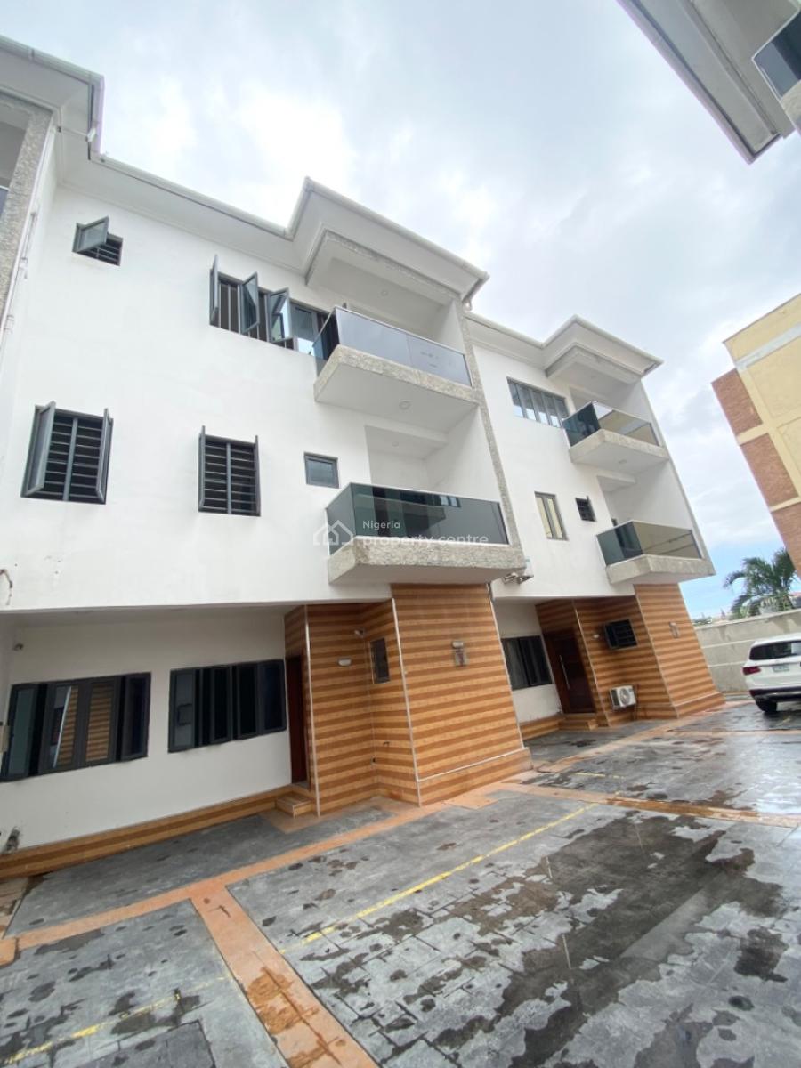Relatively New Serviced 4 Bedroom Terrace Duplex, Off Platinum Way, Jakande, Lekki, Lagos, Terraced Duplex for Rent