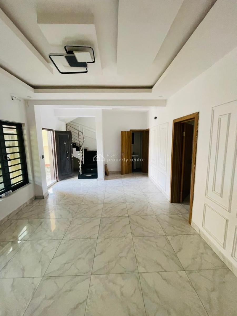 Spacious 4-bedroom Duplex Self-compound with Gateman House, Sangotedo, Ajah, Lagos, Detached Duplex for Rent