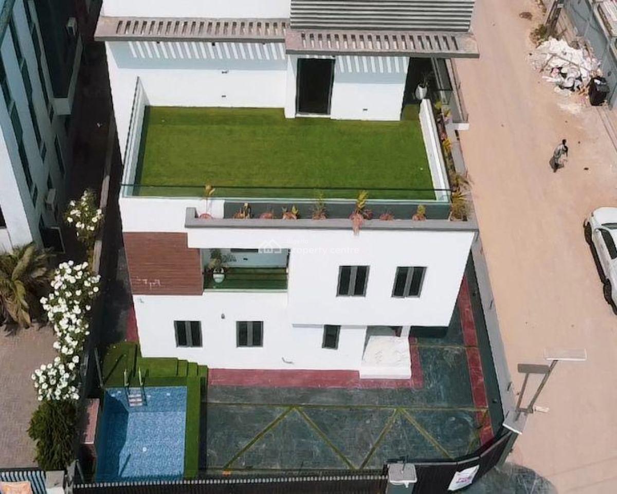 5 Bedroom Contemporary Detached Duplex + Swimming Pool, Study Room, Ikate, Lekki, Lagos, House for Sale