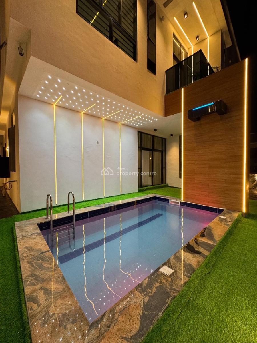Aesthetically Pleasing 5 Bedroom Detached Duplex with Swimming Pool,bq, Lekki Conservation Center, Chevron Toll Gate, Lekki, Lagos, Detached Duplex for Sale
