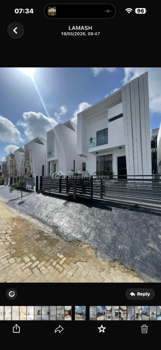 Comfortable 4 Bedroom Detached Duplex with Swimming Pool,bq, Chevron Toll Gate, Chevron Drive, Lekki, Lagos, Detached Duplex for Sale