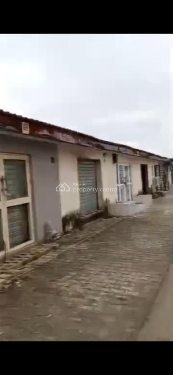 Distress Semi Finished Double Shop Flood Free Area, Hfp Complex, Abraham Adesanya, Ajah, Lagos, Shop for Sale