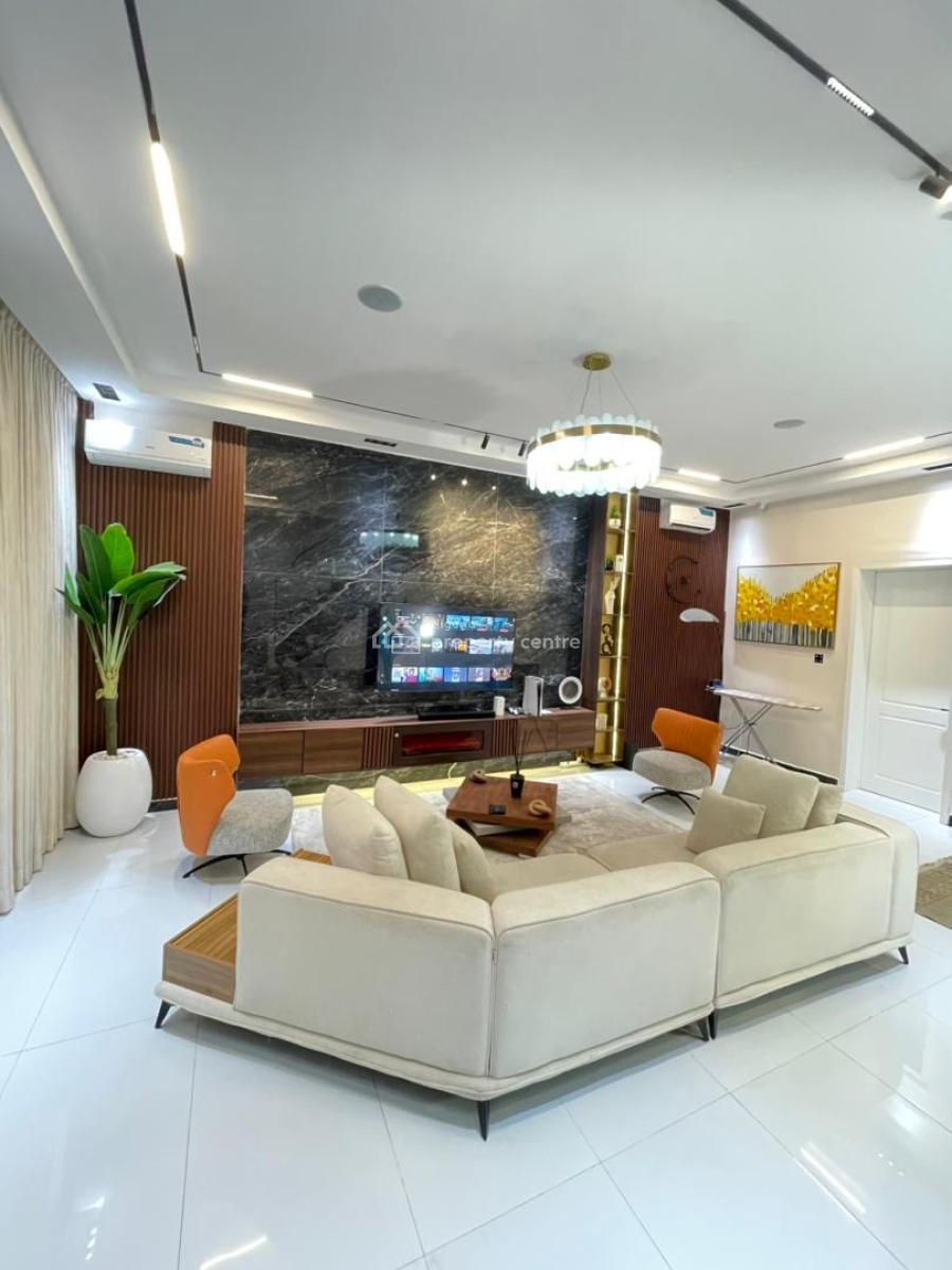 Luxury Automated 4 Bedroom with Pool, Bathtub & Ps5, Can Be Booked As 3 Bedroom, Ikate, Lekki, Lagos, Terraced Duplex Short Let