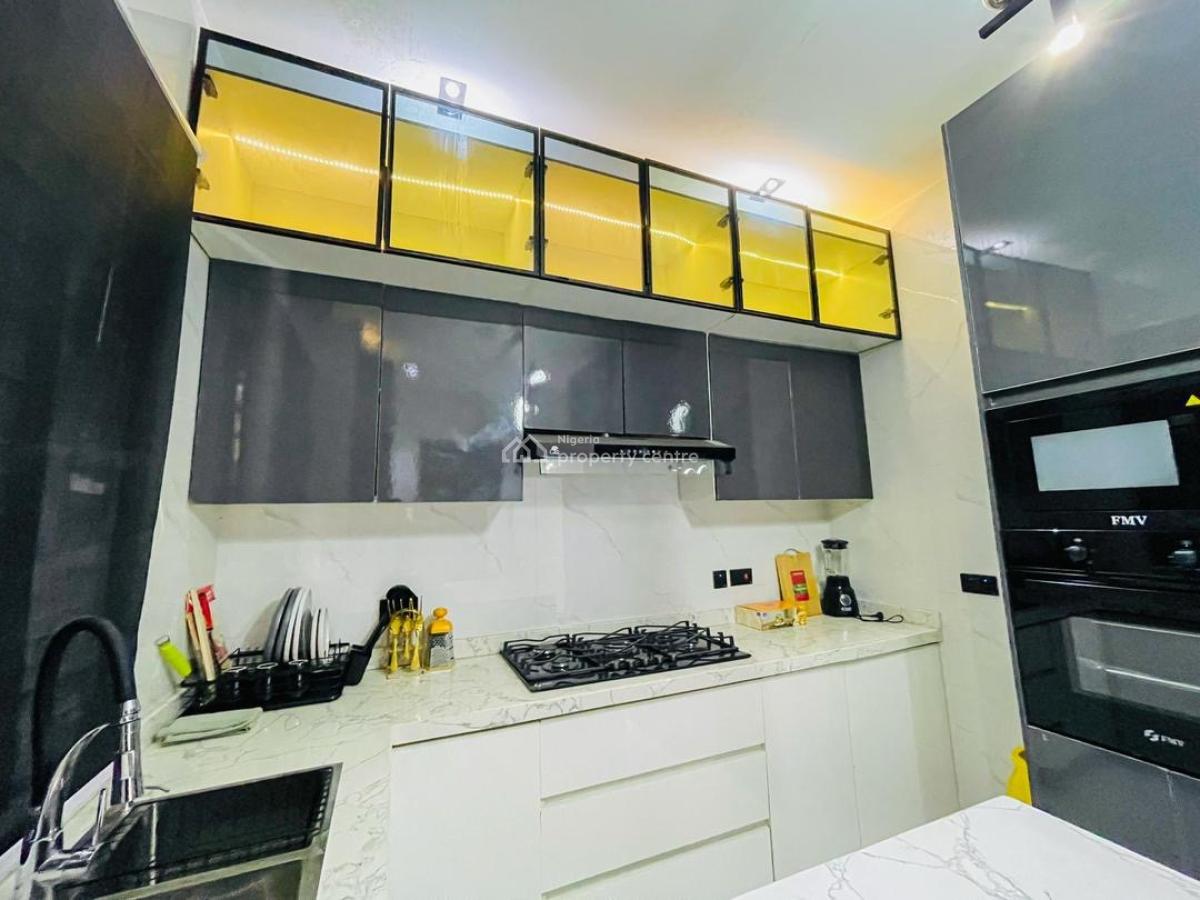 Luxury Automated 4 Bedroom with Pool, Bathtub & Ps5, Can Be Booked As 3 Bedroom, Ikate, Lekki, Lagos, Terraced Duplex Short Let