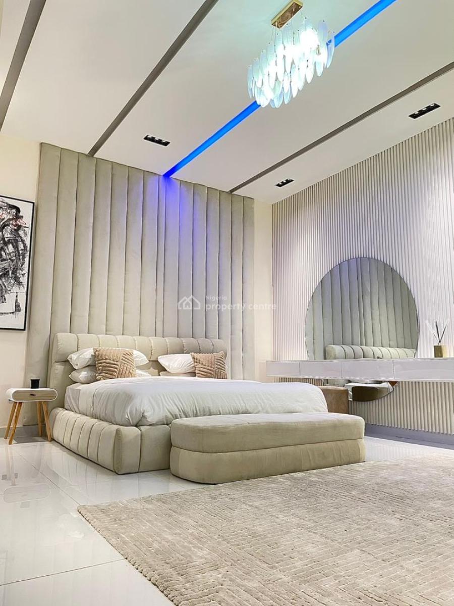 Luxury Automated 4 Bedroom with Pool, Bathtub & Ps5, Can Be Booked As 3 Bedroom, Ikate, Lekki, Lagos, Terraced Duplex Short Let