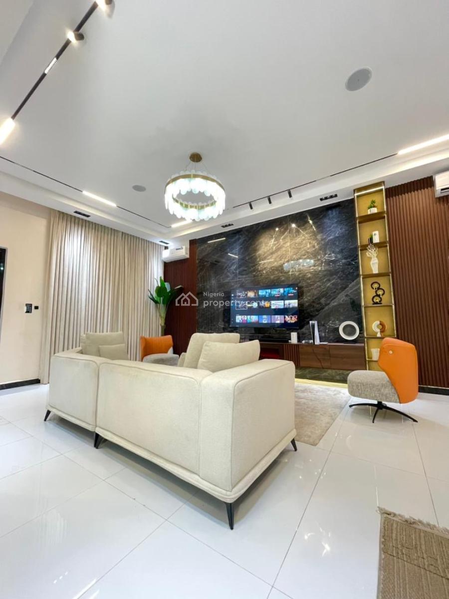 Luxury Automated 4 Bedroom with Pool, Bathtub & Ps5, Can Be Booked As 3 Bedroom, Ikate, Lekki, Lagos, Terraced Duplex Short Let