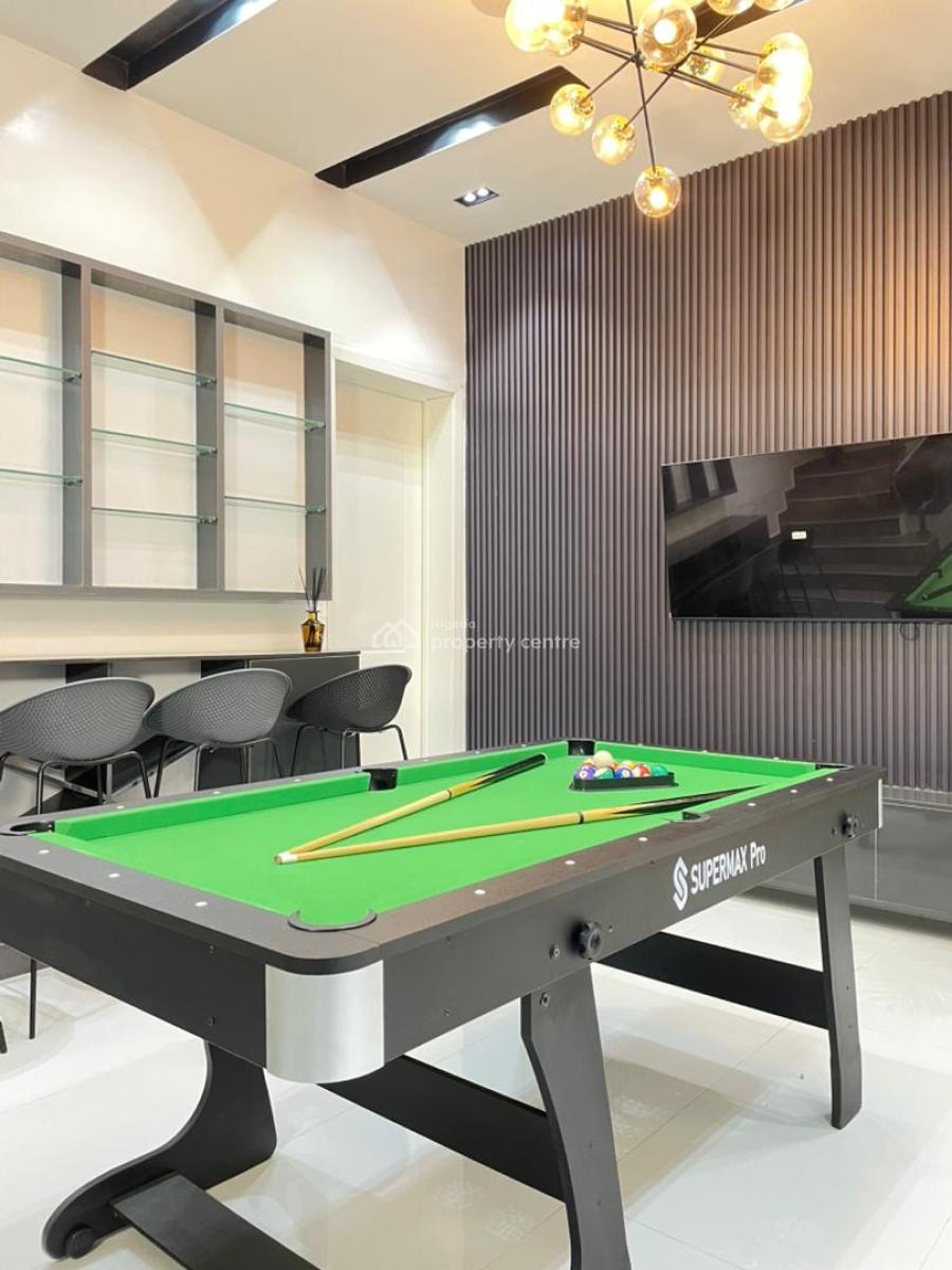 Luxury Automated 4 Bedroom with Pool, Bathtub & Ps5, Can Be Booked As 3 Bedroom, Ikate, Lekki, Lagos, Terraced Duplex Short Let