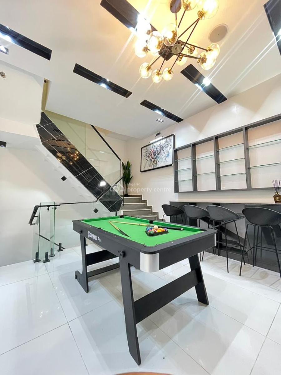 Luxury Automated 4 Bedroom with Pool, Bathtub & Ps5, Can Be Booked As 3 Bedroom, Ikate, Lekki, Lagos, Terraced Duplex Short Let