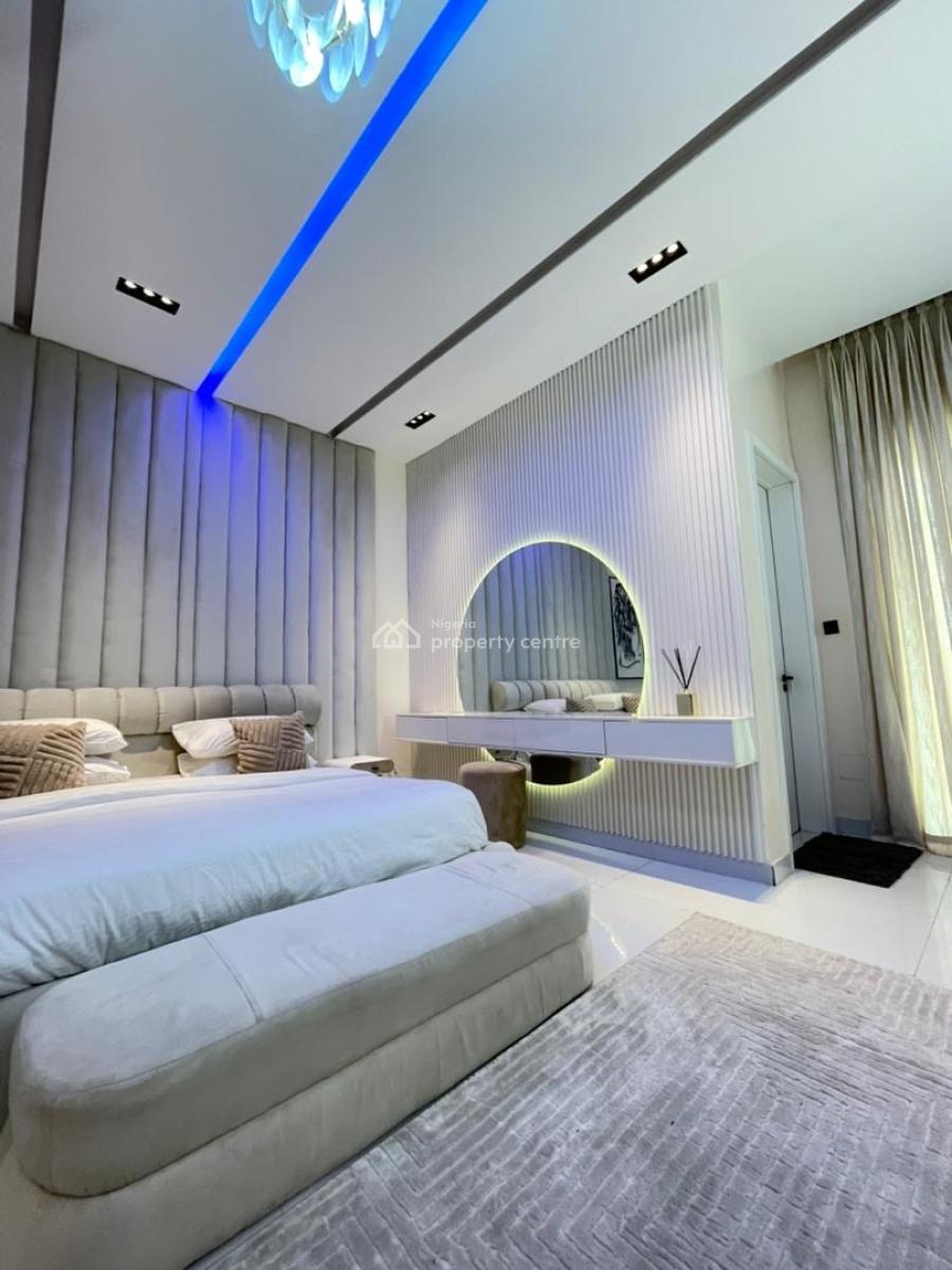 Luxury Automated 4 Bedroom with Pool, Bathtub & Ps5, Can Be Booked As 3 Bedroom, Ikate, Lekki, Lagos, Terraced Duplex Short Let