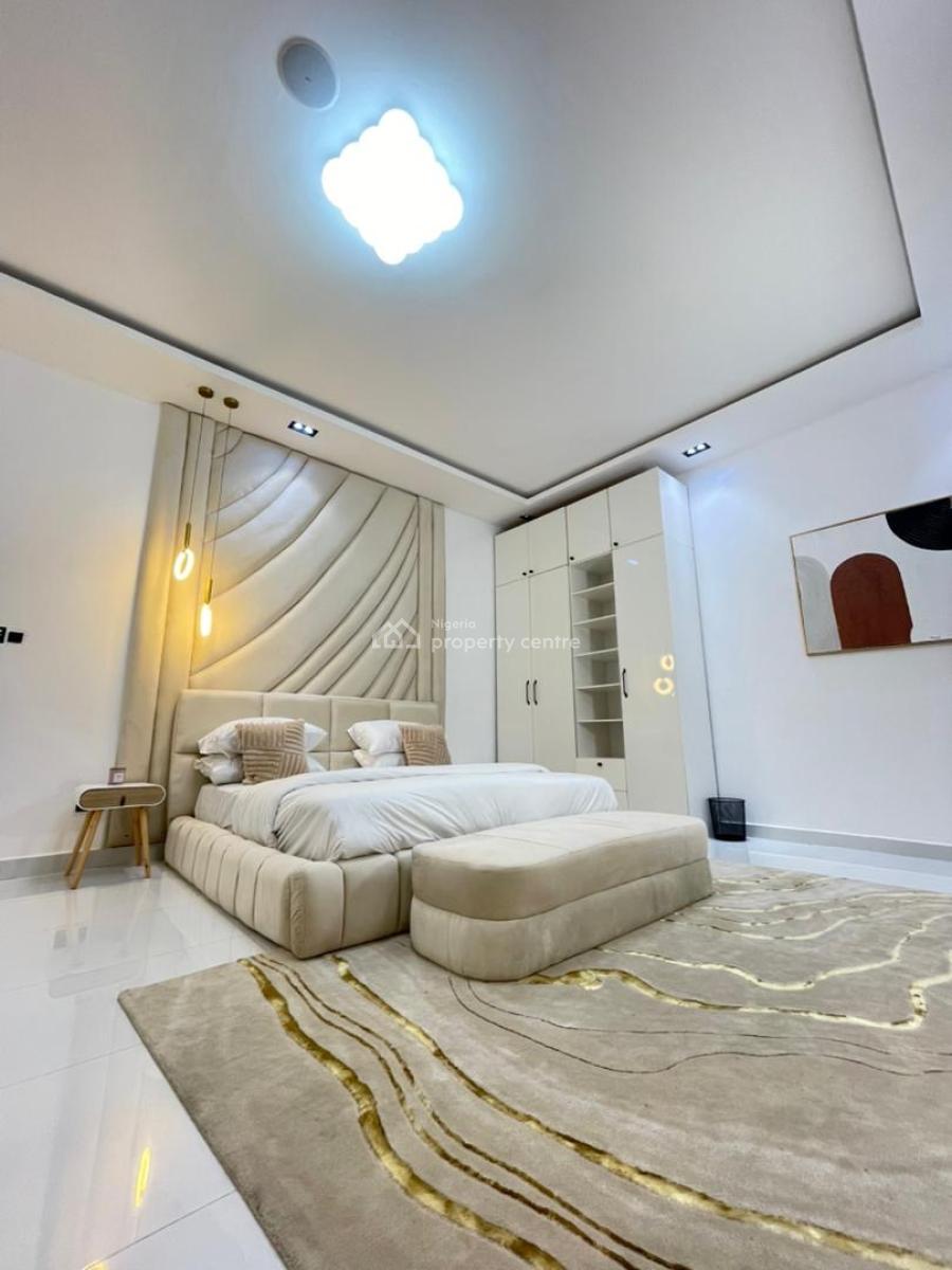 Luxury Automated 4 Bedroom with Pool, Bathtub & Ps5, Can Be Booked As 3 Bedroom, Ikate, Lekki, Lagos, Terraced Duplex Short Let