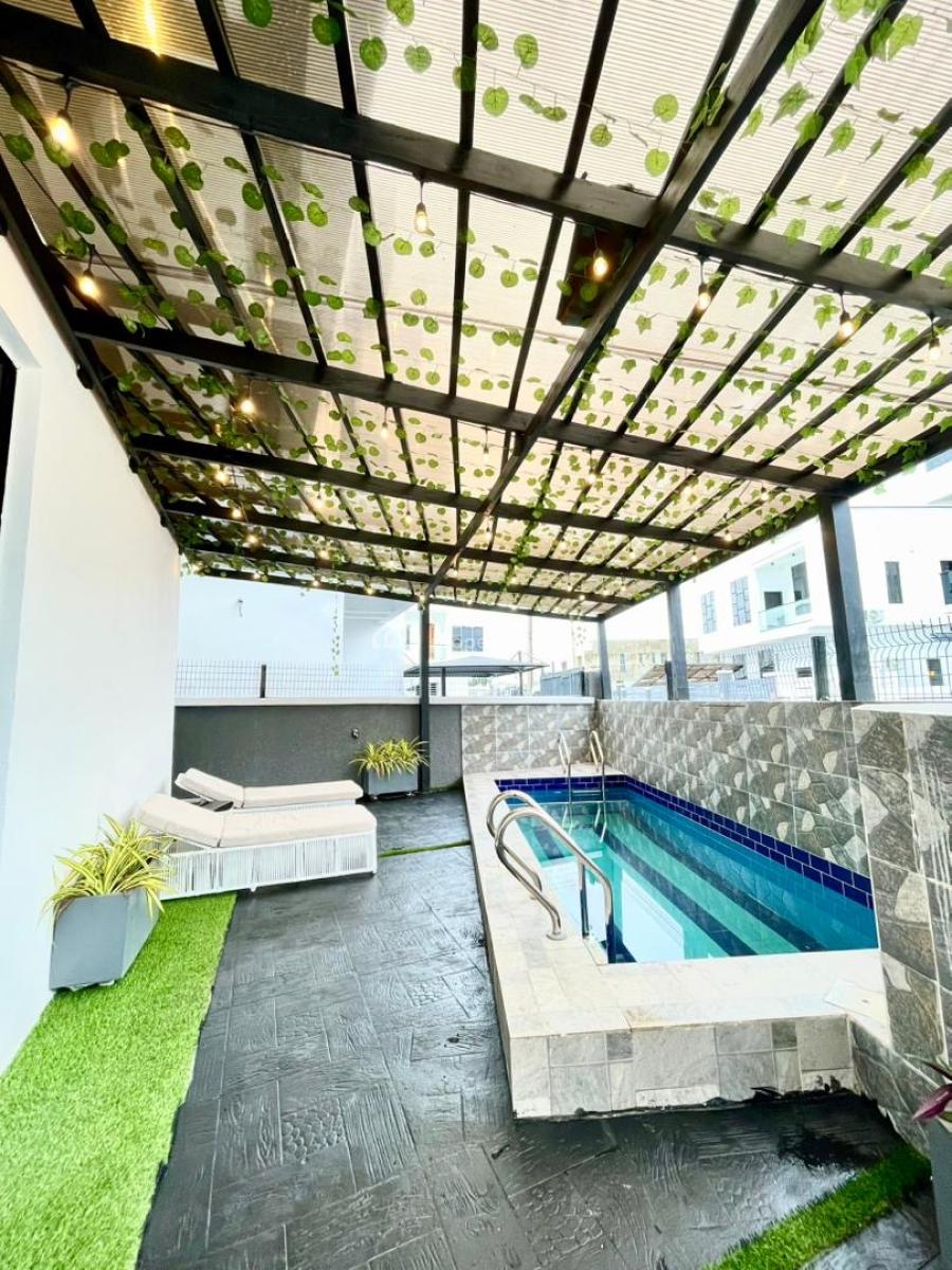 Luxury 5 Bedroom Fully Detached Duplex with Pool, Lounge & Snooker, Can Be Booked As 4 Bed. Orchid Royal Pine, Lekki, Lagos, Detached Duplex Short Let