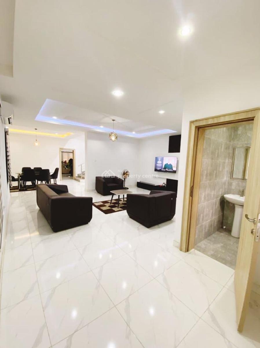 Furnished 4 Bedroom Terrace Duplex with Bq, Tarred Road, Jahi, Abuja, Terraced Duplex for Rent