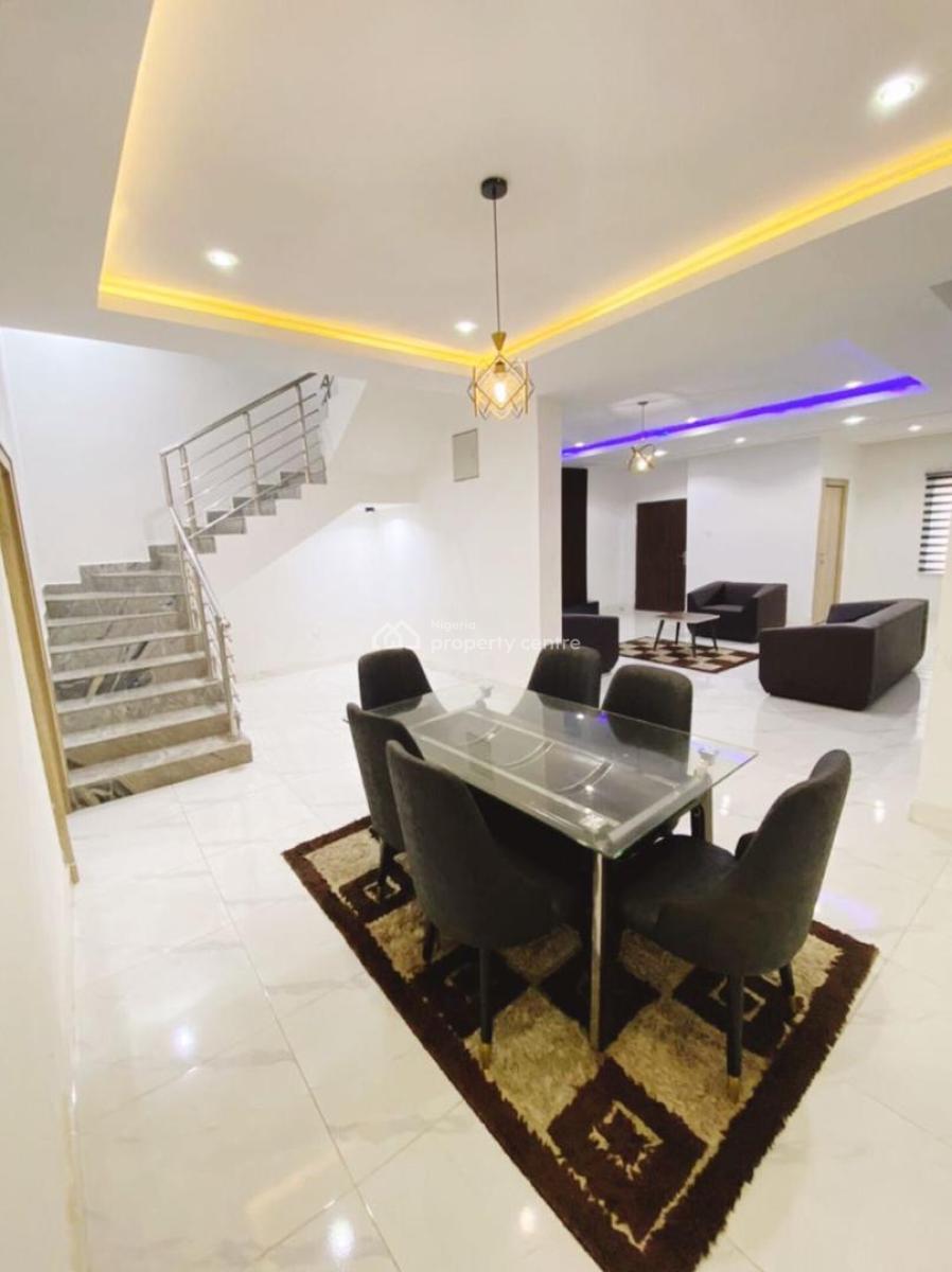 Furnished 4 Bedroom Terrace Duplex with Bq, Tarred Road, Jahi, Abuja, Terraced Duplex for Rent