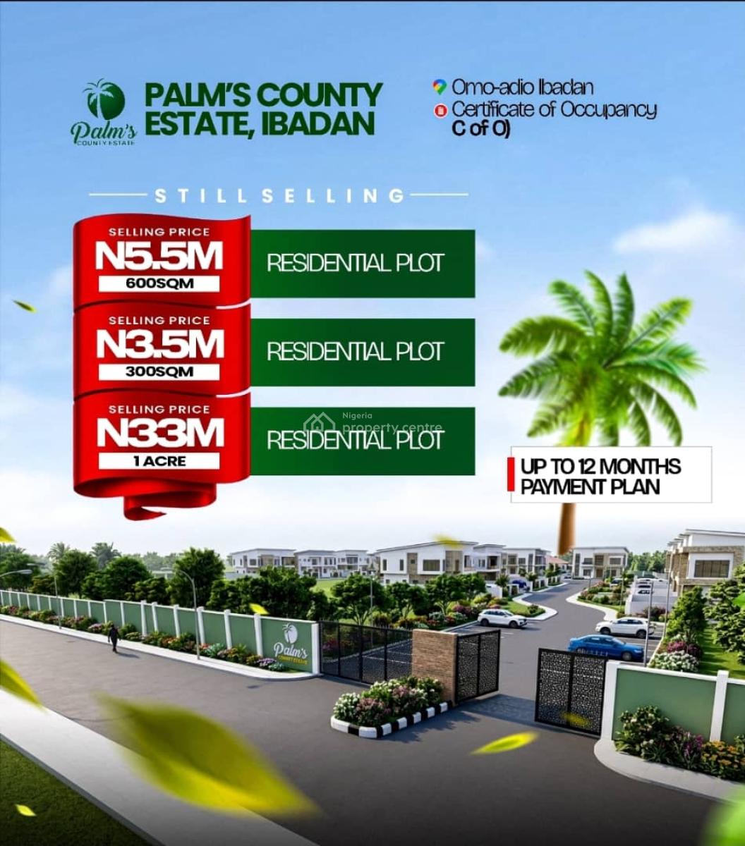 Residential Land, Omi Adio, Ibadan, Oyo, Residential Land for Sale