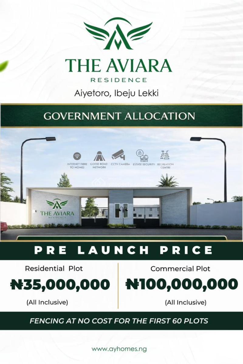 Affordable Plots of Mixed-use Land, Aviara Residence, Aiyetoro, Ibeju, Lagos, Mixed-use Land for Sale