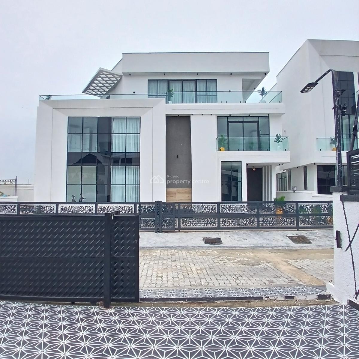 Exquisite 5 Bedroom Detached Duplex with Glass Elevator, Chevron Drive ,chevron, Lekki, Lagos, Detached Duplex for Sale